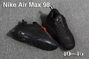 nike air max 98 france prix usine all black